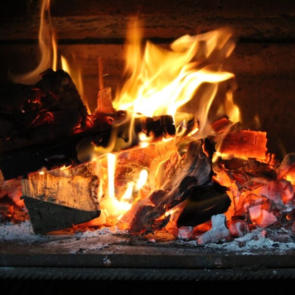 Beautiful Stone Fireplace